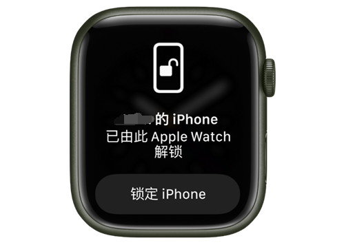 东城街道苹果手机维修分享用 AppleWatch 解锁配备面容 ID 的 iPhone方法 