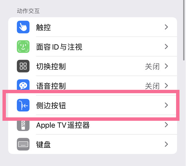 东城街道苹果14维修店分享iPhone14 Plus侧键双击下载功能关闭方法 