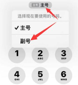 东城街道苹果14维修店分享iPhone 14 Pro Max使用副卡打电话的方法 