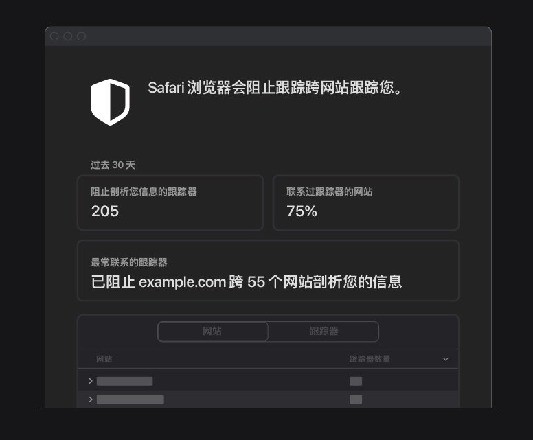 东城街道苹果手机维修分享如何在 Safari 浏览器中查看和打开隐私报告 