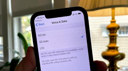 东城街道苹果手机维修分享iPhone 12如何打开或关闭5G网络 